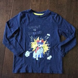 EUC Mini Boden Boys Long Sleeve Shirt Glows 3/4